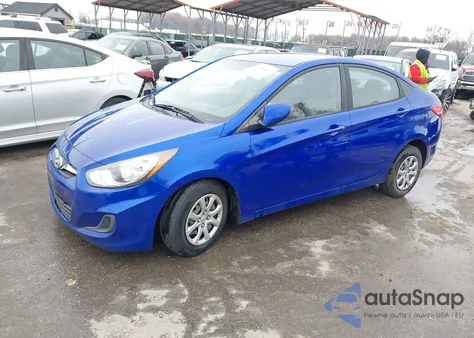 2014 Hyundai Accent Gls z USA, uszkodzony, nr VIN KMHCT4AE5EU696730